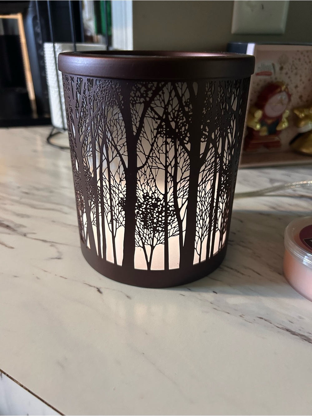 Yankee Candle Brown Forest Silhouette Lantern